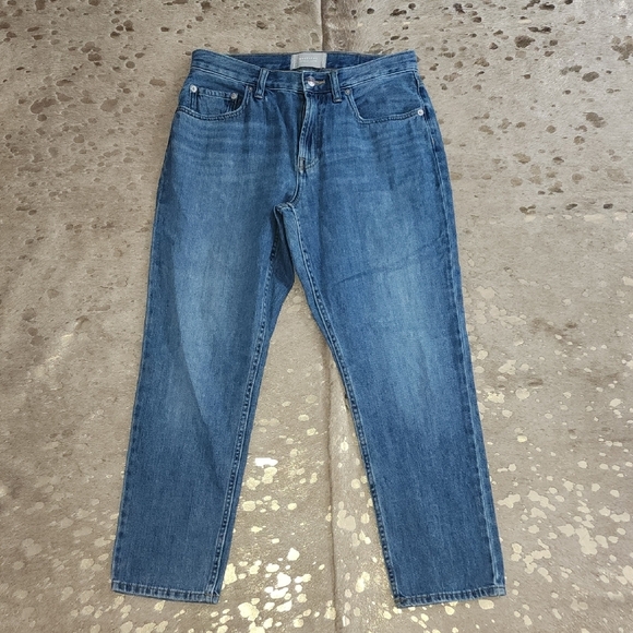 Everlane Denim - Everlane Blue Straight Jeans Classic Denim